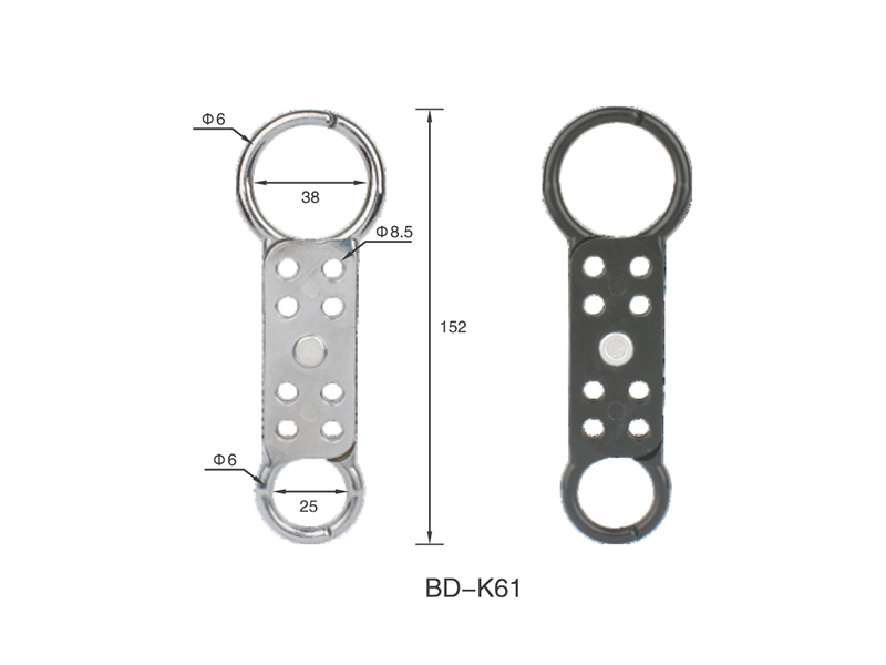 Dual Jaw Clearance Aluminum Lockout Hasp