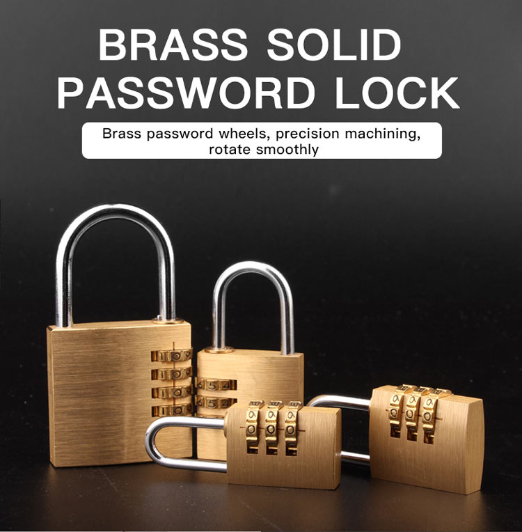 Brass Solidpassword Lock 1