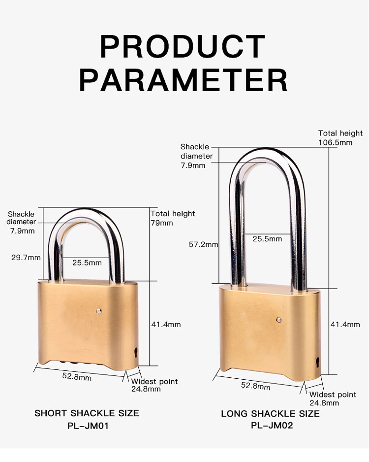 brass solidpassword lock pl jm01 6