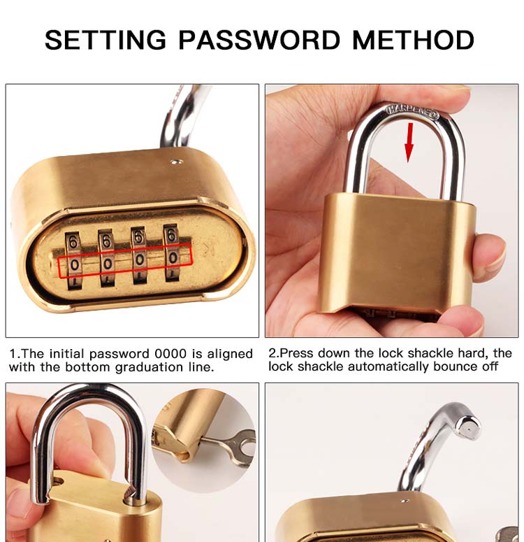 brass solidpassword lock pl jm01 7