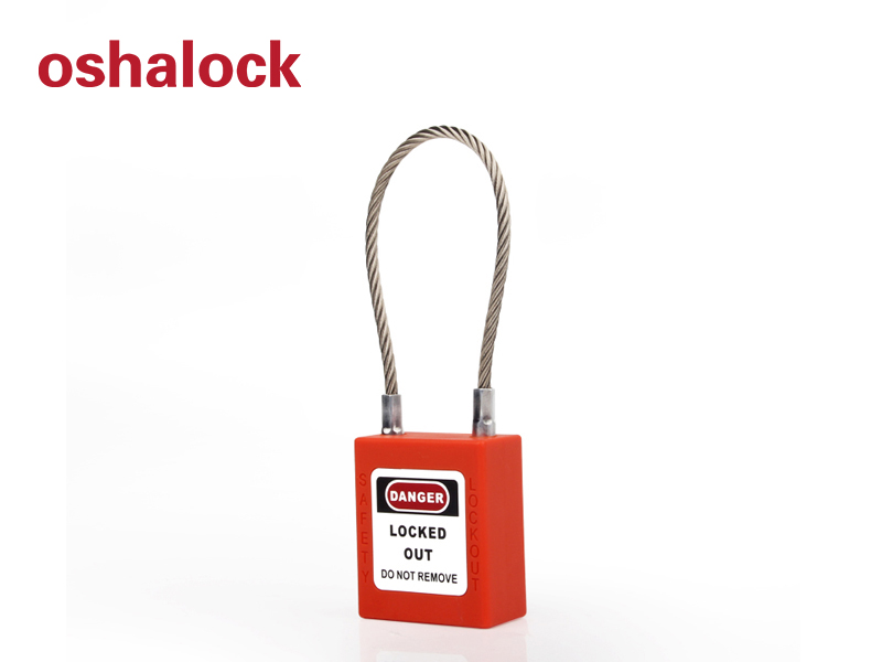 cable safety padlock