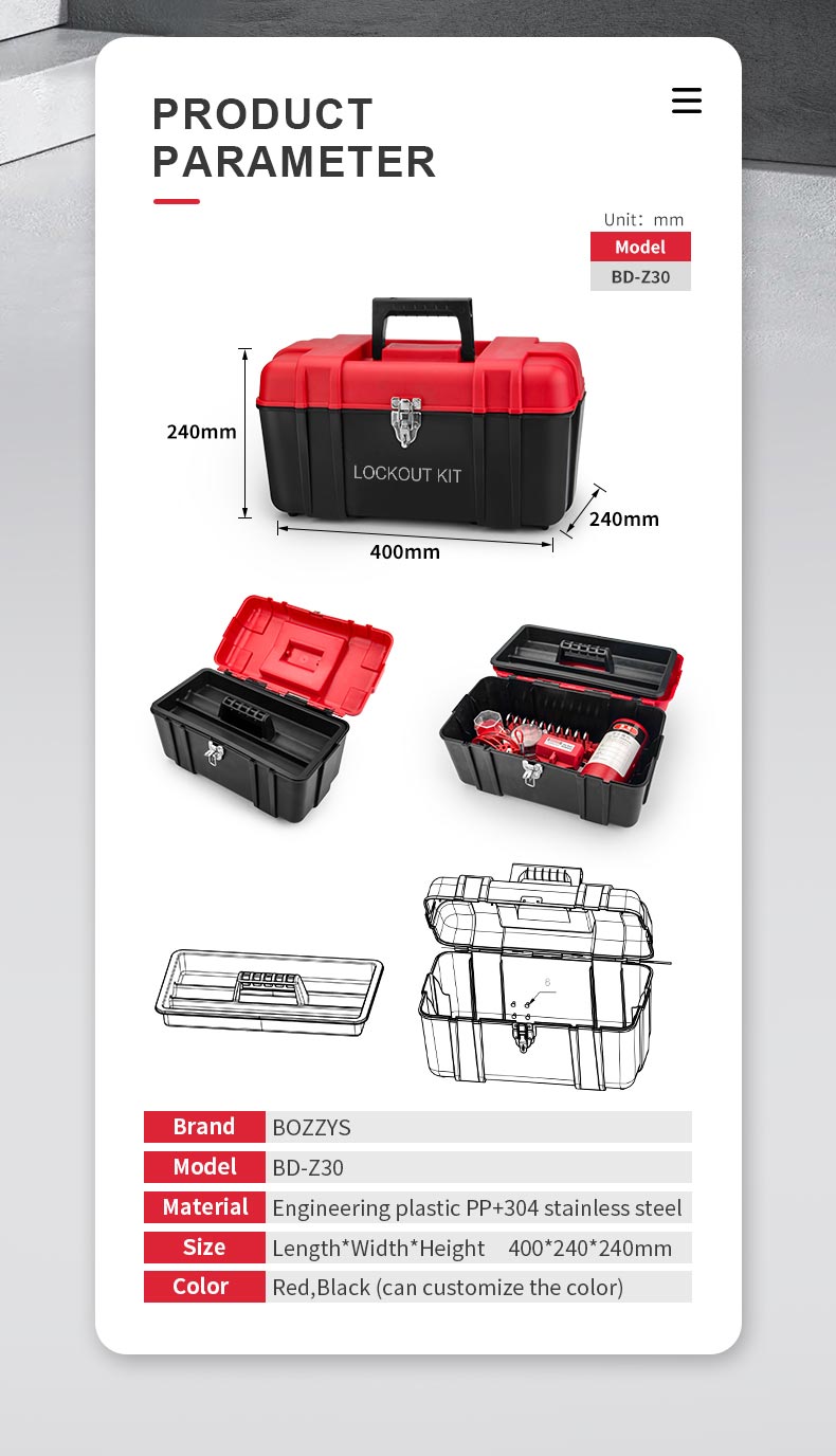 Personal Lockout Toolbox