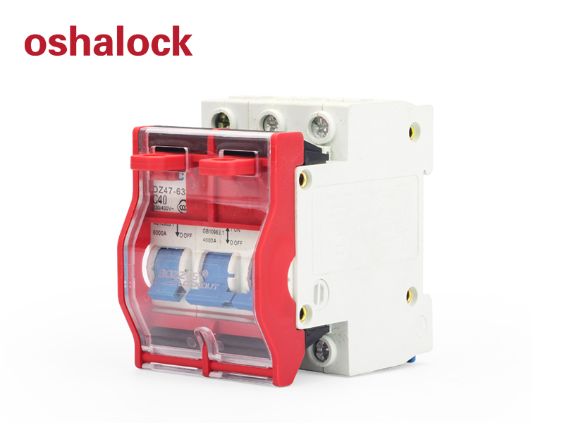 three-pole Miniature circuit breaker lockout