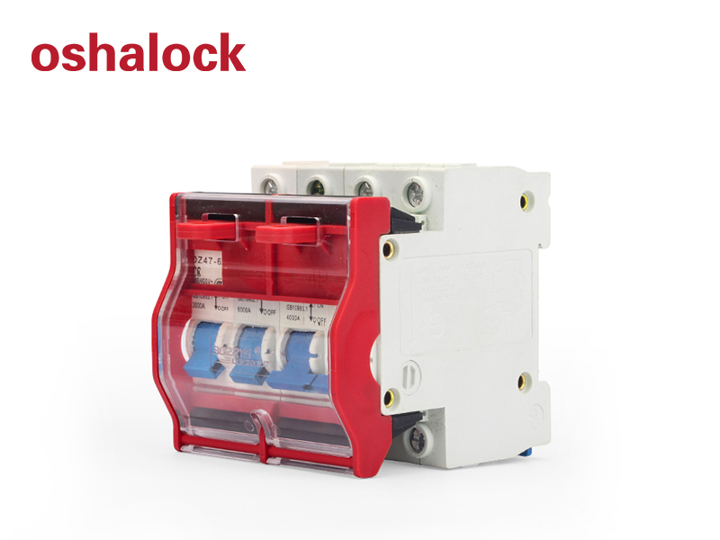 four-pole Miniature circuit breaker lockout