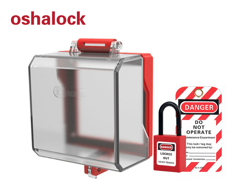 Lockable Socket Safety Cover with safety padlock China Boshi Safety