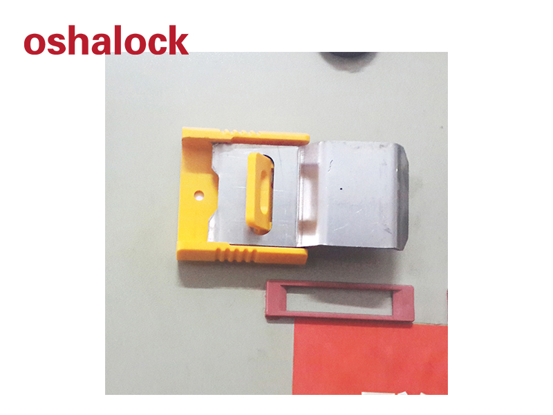 push button switch/power distribution cabinet lock hole lockout and tagout