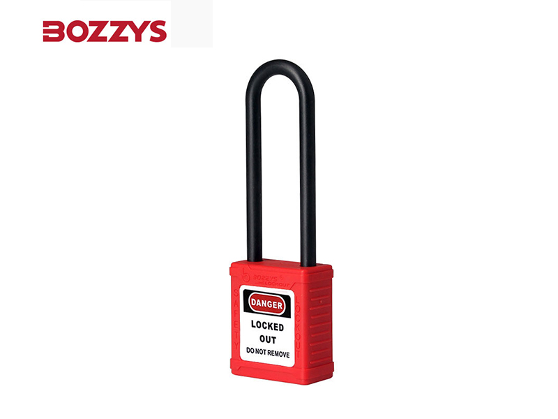 Insulation shackle padlock Red