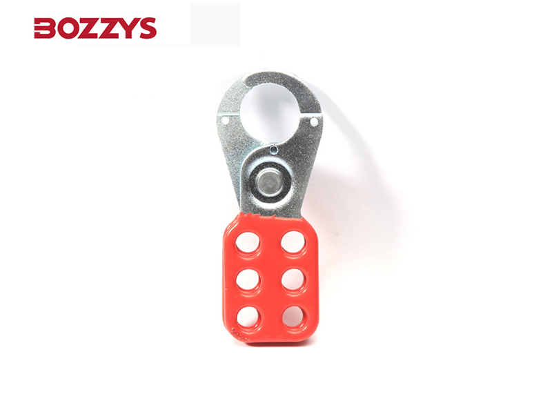 Steel Group Lockout Hasps with vinyl-coated handle - Bozzys Steel Group Lockout Hasps with vinyl-coated handle - Bozzys