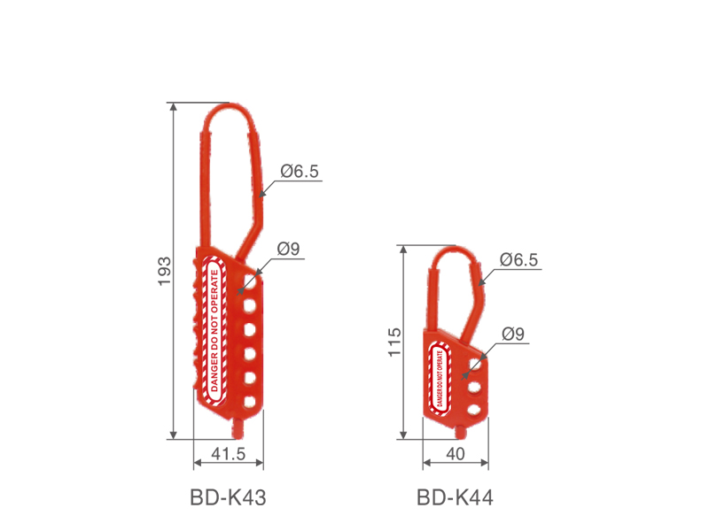 Non-conductive Nylon Lockout Hasp