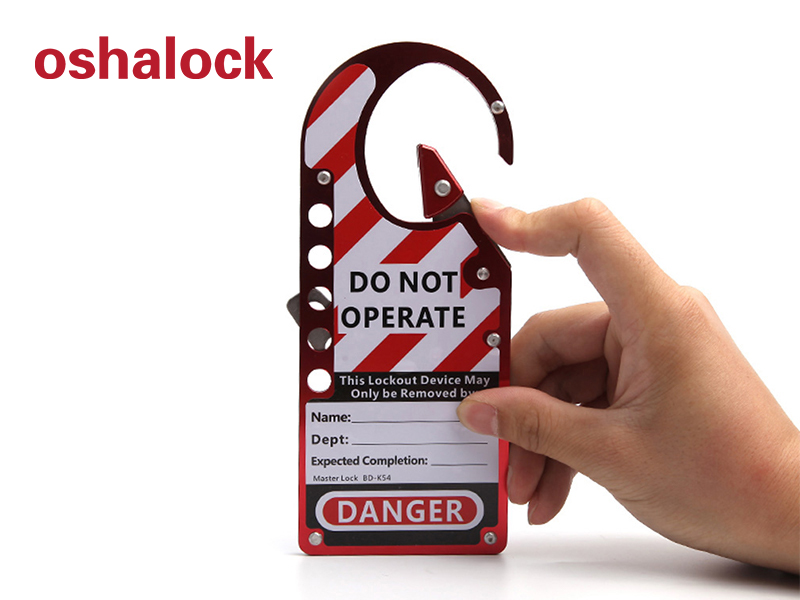 Labeled Snap-on group Lockout Hasp