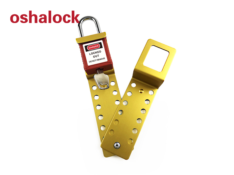 Aluminum Large Lockout hasps for padlock China Boshi Safety Padlocks