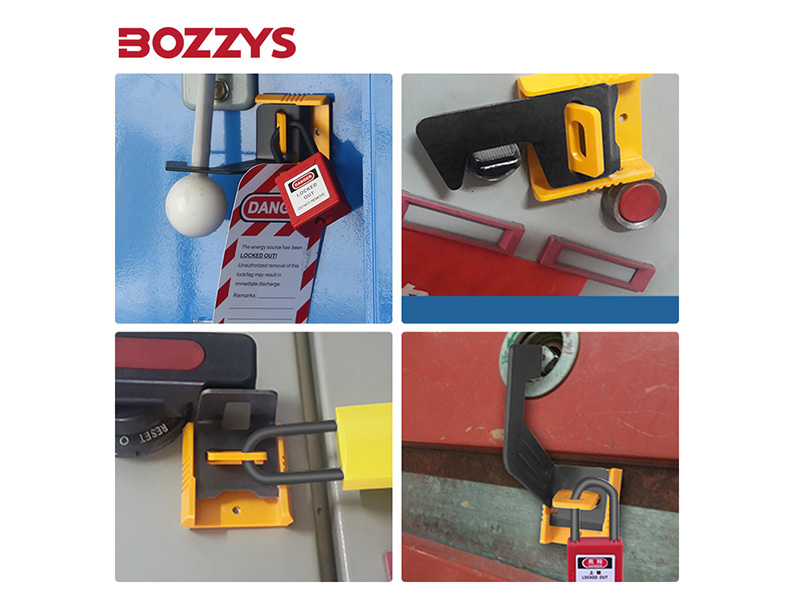 lockout and tagout of cabinet door/electric handle hole/low-voltage ...