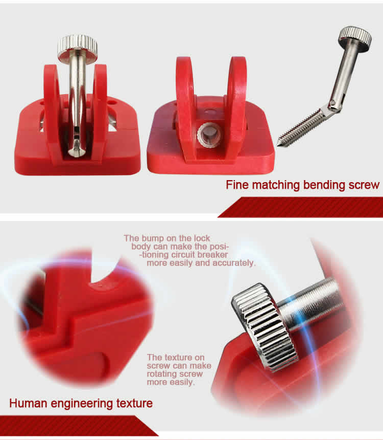 Multi-function circuit breaker lockout BD-D15 - China Boshi Safety Padlocks