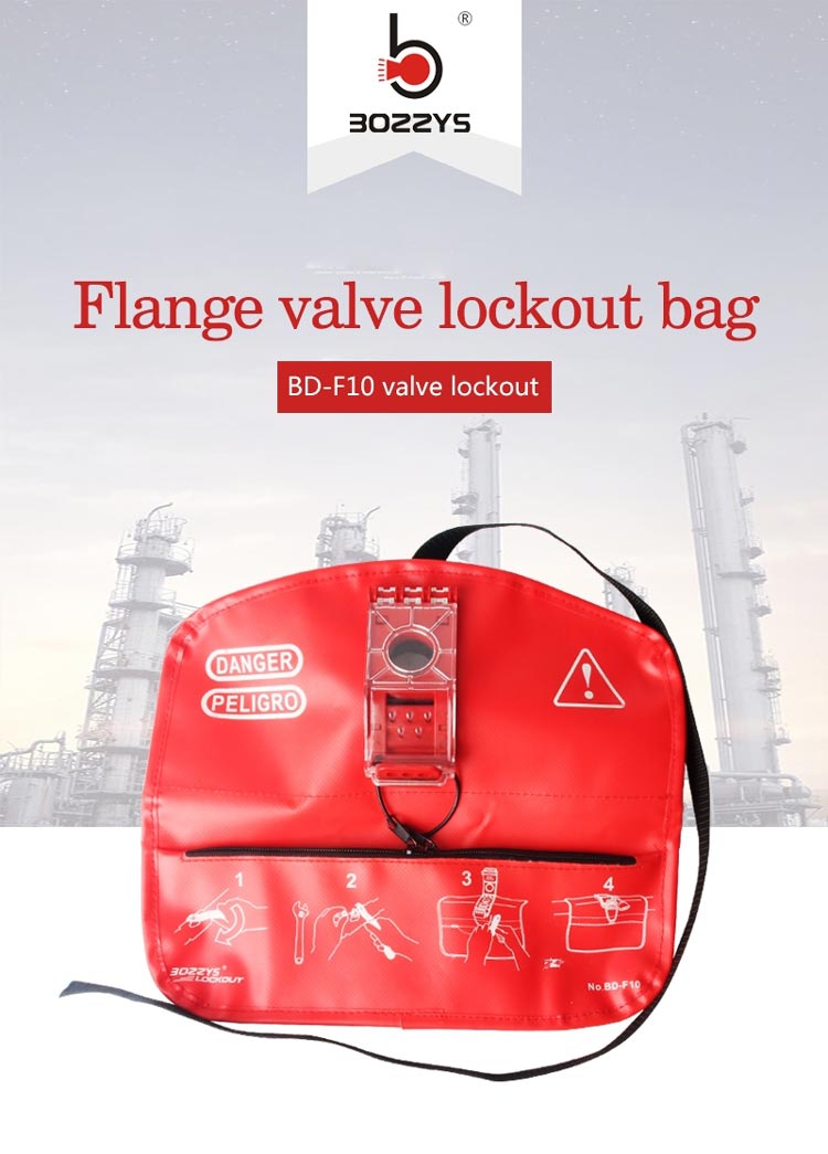 Flange Valve Lockout Bag BD-F10 2