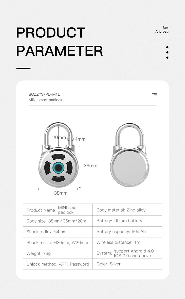 Mini Cerradura Inteligente M1L 08